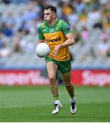 28 June 2025; Caolan McColgan of Donegal during the GAA Football All-Ireland Senior Championship quarter-final match between Monaghan and Donegal at Croke Park in Dublin. Photo by David Fitzgerald/Sportsfile