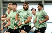 1 July 2025; Michael Milne during Ireland rugby squad training at the IRFU High Performance Centre at the Sport Ireland Campus in Dublin. Photo by Ramsey Cardy/Sportsfile