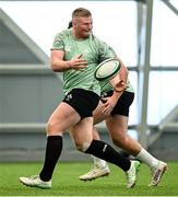 1 July 2025; Paddy McCarthy during Ireland rugby squad training at the IRFU High Performance Centre at the Sport Ireland Campus in Dublin. Photo by Ramsey Cardy/Sportsfile