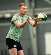 1 July 2025; Ciaran Frawley during Ireland rugby squad training at the IRFU High Performance Centre at the Sport Ireland Campus in Dublin. Photo by Ramsey Cardy/Sportsfile