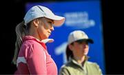 2 July 2025; Former Republic of Ireland international Stephanie Zambra during the Pro Am ahead of the 2025 KPMG Women’s Irish Open Golf Championship at Carton House Golf Club in Maynooth, Kildare. Photo by Seb Daly/Sportsfile