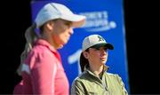 2 July 2025; Paralympic gold medalist Ellen Keane, right, during the Pro Am ahead of the 2025 KPMG Women’s Irish Open Golf Championship at Carton House Golf Club in Maynooth, Kildare. Photo by Seb Daly/Sportsfile