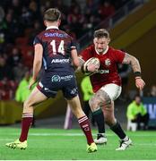 2 July 2025; Andrew Porter of British & Irish Lions in action against Lachie Anderson of Queensland Reds during the tour match between Queensland Reds and the British & Irish Lions at Suncorp Stadium in Brisbane, Australia. Photo by Steve Christo/Sportsfile