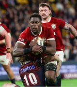 2 July 2025; Maro Itoje of British & Irish Lions scores his side's fourth try during the tour match between Queensland Reds and the British & Irish Lions at Suncorp Stadium in Brisbane, Australia. Photo by Steve Christo/Sportsfile