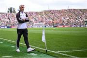 29 June 2025; Galway manager Padraic Joyce during the GAA Football All-Ireland Senior Championship quarter-final match between Meath and Galway at Croke Park in Dublin. Photo by Piaras Ó Mídheach/Sportsfile