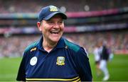 29 June 2025; Meath manager Robbie Brennan after victory in the GAA Football All-Ireland Senior Championship quarter-final match between Meath and Galway at Croke Park in Dublin. Photo by Piaras Ó Mídheach/Sportsfile