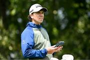 2 July 2025; Shane O'Connell, caddie to Irish golfer Leona Maguire, during the Pro Am ahead of the 2025 KPMG Women’s Irish Open Golf Championship at Carton House Golf Club in Maynooth, Kildare. Photo by Seb Daly/Sportsfile