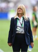 29 June 2025; Republic of Ireland team security Zona Carey before the women's international friendly match between the USA and Republic of Ireland at TQL Stadium in Cincinnati, Ohio, USA. Photo by Stephen McCarthy/Sportsfile