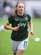 29 June 2025; Lucy Quinn of Republic of Ireland before the women's international friendly match between the USA and Republic of Ireland at TQL Stadium in Cincinnati, Ohio, USA. Photo by Stephen McCarthy/Sportsfile