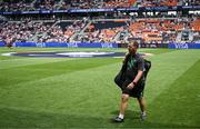 29 June 2025; Republic of Ireland equipment officer Barry Sanfey before the women's international friendly match between the USA and Republic of Ireland at TQL Stadium in Cincinnati, Ohio, USA. Photo by Stephen McCarthy/Sportsfile