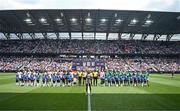 29 June 2025; Dana Hill performs the national anthem before the women's international friendly match between the USA and Republic of Ireland at TQL Stadium in Cincinnati, Ohio, USA. Photo by Stephen McCarthy/Sportsfile