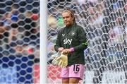 29 June 2025; Republic of Ireland goalkeeper Grace Moloney before the women's international friendly match between the USA and Republic of Ireland at TQL Stadium in Cincinnati, Ohio, USA. Photo by Stephen McCarthy/Sportsfile