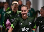 29 June 2025; Izzy Atkinson of Republic of Ireland before the women's international friendly match between the USA and Republic of Ireland at TQL Stadium in Cincinnati, Ohio, USA. Photo by Stephen McCarthy/Sportsfile