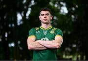2 July 2025; Meath footballer Eoghan Frayne poses for a portrait during a Meath Football media conference at Bective Stud in Balgil, Navan, Meath, ahead of the GAA Football All-Ireland Senior Championship semi-final match between Meath and Donegal next week. Photo by Piaras Ó Mídheach/Sportsfile