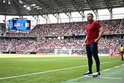 29 June 2025; United States goalkeeping coach Stuart Searle during the women's international friendly match between the USA and Republic of Ireland at TQL Stadium in Cincinnati, Ohio, USA. Photo by Stephen McCarthy/Sportsfile