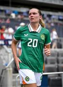 29 June 2025; Saoirse Noonan of Republic of Ireland during the women's international friendly match between the USA and Republic of Ireland at TQL Stadium in Cincinnati, Ohio, USA. Photo by Stephen McCarthy/Sportsfile