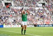 29 June 2025; Jessie Stapleton of Republic of Ireland during the women's international friendly match between the USA and Republic of Ireland at TQL Stadium in Cincinnati, Ohio, USA. Photo by Stephen McCarthy/Sportsfile