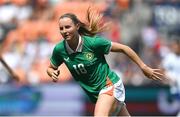 29 June 2025; Kyra Carusa of Republic of Ireland during the women's international friendly match between the USA and Republic of Ireland at TQL Stadium in Cincinnati, Ohio, USA. Photo by Stephen McCarthy/Sportsfile
