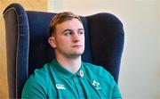 3 July 2025; Gavin Coombes poses for a portrait during an Ireland rugby media conference at the Tbilisi Marriott Hotel in Tbilisi, Georgia. Photo by Brendan Moran/Sportsfile