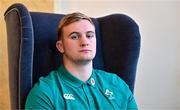 3 July 2025; Gavin Coombes poses for a portrait during an Ireland rugby media conference at the Tbilisi Marriott Hotel in Tbilisi, Georgia. Photo by Brendan Moran/Sportsfile