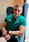 3 July 2025; Gavin Coombes poses for a portrait during an Ireland rugby media conference at the Tbilisi Marriott Hotel in Tbilisi, Georgia. Photo by Brendan Moran/Sportsfile
