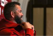 3 July 2025; Head coach Andy Farrell during a British & Irish Lions team announcement at The Intercontinental Sydney by OHG in Sydney, Australia. Photo by Steve Christo/Sportsfile
