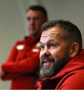 3 July 2025; Head coach Andy Farrell during a British & Irish Lions team announcement at The Intercontinental Sydney by OHG in Sydney, Australia. Photo by Steve Christo/Sportsfile