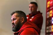 3 July 2025; Head coach Andy Farrell during a British & Irish Lions team announcement at The Intercontinental Sydney by OHG in Sydney, Australia. Photo by Steve Christo/Sportsfile