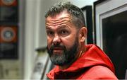 3 July 2025; Head coach Andy Farrell during a British & Irish Lions team announcement at The Intercontinental Sydney by OHG in Sydney, Australia. Photo by Steve Christo/Sportsfile