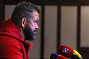 3 July 2025; Head coach Andy Farrell during a British & Irish Lions team announcement at The Intercontinental Sydney by OHG in Sydney, Australia. Photo by Steve Christo/Sportsfile