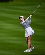 3 July 2025; Lauren Walsh of Ireland plays a shot on the third fairway during day one of the 2025 KPMG Women’s Irish Open Golf Championship at Carton House Golf Club in Maynooth, Kildare. Photo by Seb Daly/Sportsfile