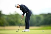 3 July 2025; Chiara Tamburlini of Switzerland putts on the ninth green during day one of the 2025 KPMG Women’s Irish Open Golf Championship at Carton House Golf Club in Maynooth, Kildare. Photo by Seb Daly/Sportsfile