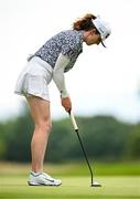 3 July 2025; Lauren Walsh of Ireland putts on the ninth during day one of the 2025 KPMG Women’s Irish Open Golf Championship at Carton House Golf Club in Maynooth, Kildare. Photo by Seb Daly/Sportsfile