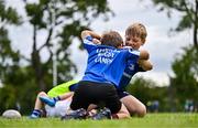 3 July 2025; Participants during a Bank of Ireland Leinster Rugby Summer Camp at Stillorgan Rathfarnham RFC in Dublin. Photo by Sam Barnes/Sportsfile