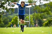 3 July 2025; Liam Wright during a Bank of Ireland Leinster Rugby Summer Camp at Stillorgan Rathfarnham RFC in Dublin. Photo by Sam Barnes/Sportsfile