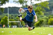 3 July 2025; Liam Wright during a Bank of Ireland Leinster Rugby Summer Camp at Stillorgan Rathfarnham RFC in Dublin. Photo by Sam Barnes/Sportsfile