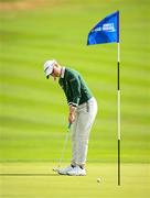 3 July 2025; Charley Hull of England putts on the 10th green during day one of the 2025 KPMG Women’s Irish Open Golf Championship at Carton House Golf Club in Maynooth, Kildare. Photo by Seb Daly/Sportsfile