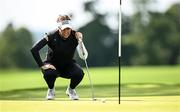 3 July 2025; Georgia Hall of England lines up a putt on the 12th green during day one of the 2025 KPMG Women’s Irish Open Golf Championship at Carton House Golf Club in Maynooth, Kildare. Photo by Seb Daly/Sportsfile