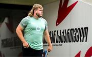 4 July 2025; Scott Wilson arrives for an Ireland rugby captain's run at Mikheil Meskhi Stadium in Tbilisi, Georgia. Photo by Brendan Moran/Sportsfile