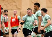 4 July 2025; Jack Boyle, centre, during an Ireland rugby captain's run at Mikheil Meskhi Stadium in Tbilisi, Georgia. Photo by Brendan Moran/Sportsfile