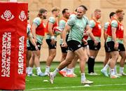 4 July 2025; Jacob Stockdale during an Ireland rugby captain's run at Mikheil Meskhi Stadium in Tbilisi, Georgia. Photo by Brendan Moran/Sportsfile