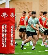 4 July 2025; Thomas Clarkson during an Ireland rugby captain's run at Mikheil Meskhi Stadium in Tbilisi, Georgia. Photo by Brendan Moran/Sportsfile