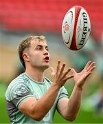 4 July 2025; Captain Craig Casey during an Ireland rugby captain's run at Mikheil Meskhi Stadium in Tbilisi, Georgia. Photo by Brendan Moran/Sportsfile