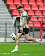 4 July 2025; Jimmy O’Brien during an Ireland rugby captain's run at Mikheil Meskhi Stadium in Tbilisi, Georgia. Photo by Brendan Moran/Sportsfile