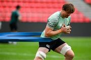 4 July 2025; Ryan Baird during an Ireland rugby captain's run at Mikheil Meskhi Stadium in Tbilisi, Georgia. Photo by Brendan Moran/Sportsfile