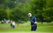 4 July 2025; Marina Joyce Moreno of Northern Ireland chips onto the 11th green during day two of the 2025 KPMG Women’s Irish Open Golf Championship at Carton House Golf Club in Maynooth, Kildare. Photo by Seb Daly/Sportsfile