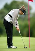 4 July 2025; Celine Herbin of France putts on the 11th green during day two of the 2025 KPMG Women’s Irish Open Golf Championship at Carton House Golf Club in Maynooth, Kildare. Photo by Seb Daly/Sportsfile