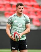 4 July 2025; Gus McCarthy during an Ireland rugby captain's run at Mikheil Meskhi Stadium in Tbilisi, Georgia. Photo by Brendan Moran/Sportsfile