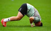4 July 2025; Jack Aungier during an Ireland rugby captain's run at Mikheil Meskhi Stadium in Tbilisi, Georgia. Photo by Brendan Moran/Sportsfile