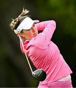 4 July 2025; Anna Foster of Ireland during day two of the 2025 KPMG Women’s Irish Open Golf Championship at Carton House Golf Club in Maynooth, Kildare. Photo by Seb Daly/Sportsfile